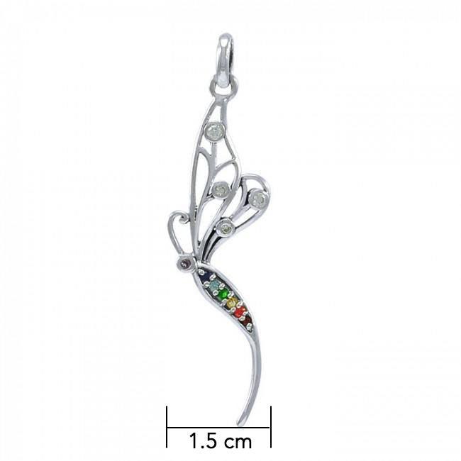 Inspired by the Lovely Sterling Silver Dragonfly Spiritual Chakra Pendant TPD4215