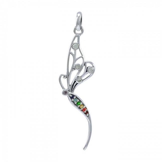 Inspired by the Lovely Sterling Silver Dragonfly Spiritual Chakra Pendant TPD4215