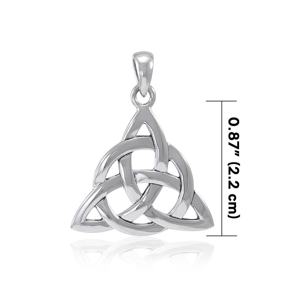 Celtic Trinity Knot Sterling Silver Pendant TPD4632