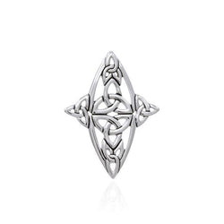 Modern Celtic Knot Cross Pendant TPD4686 | Pendant | Wiccan Center