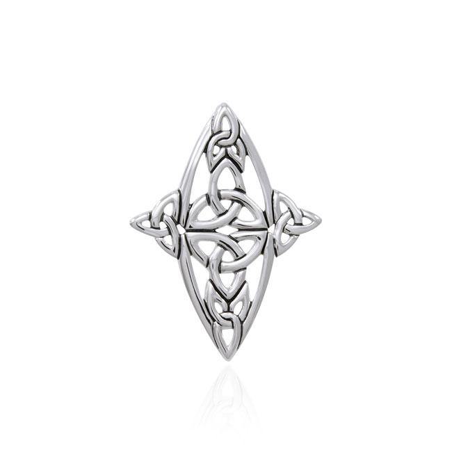 Modern Celtic Knot Cross Pendant TPD4686
