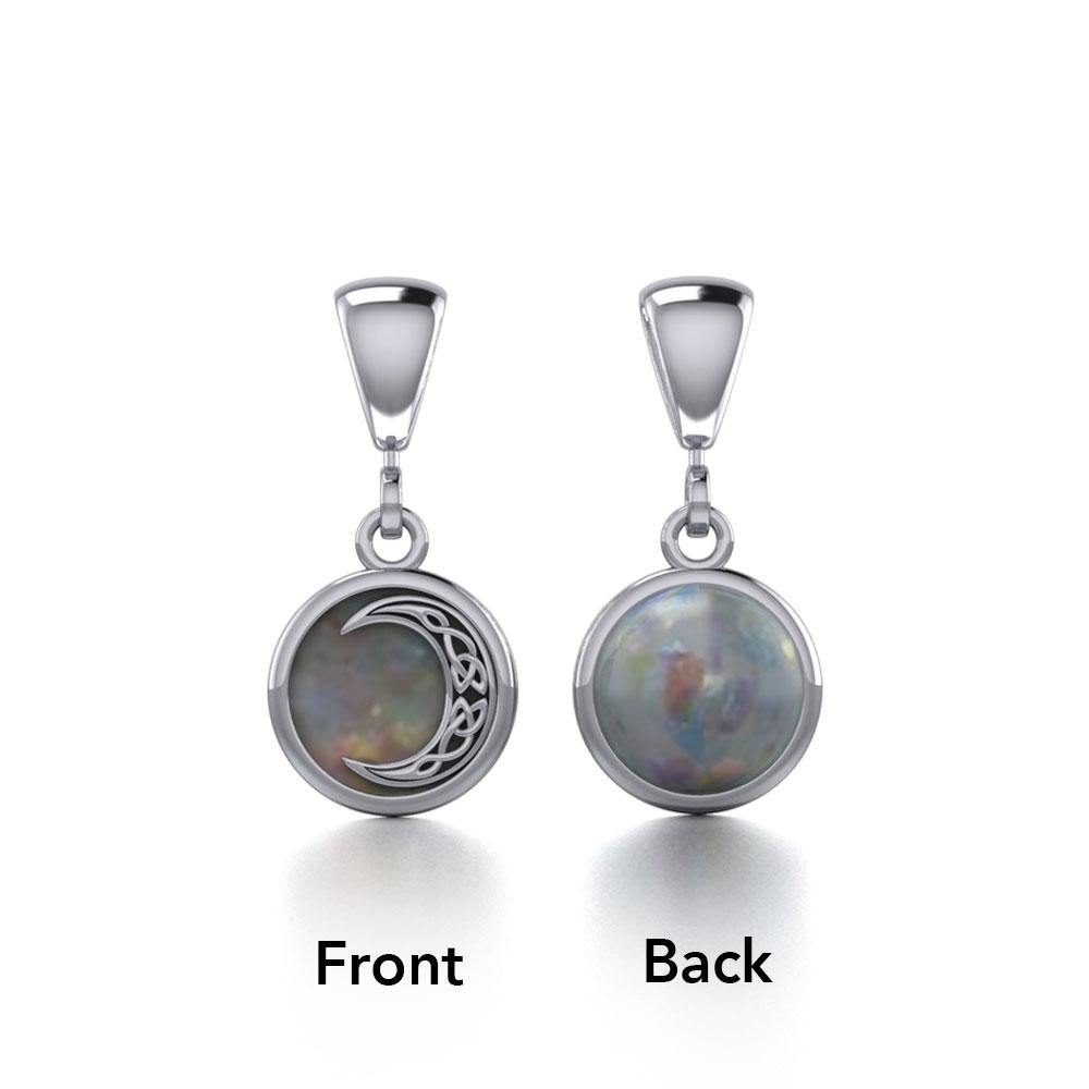 Celtic Moon Flip Pendant TPD479 | Pendant | Wiccan Center