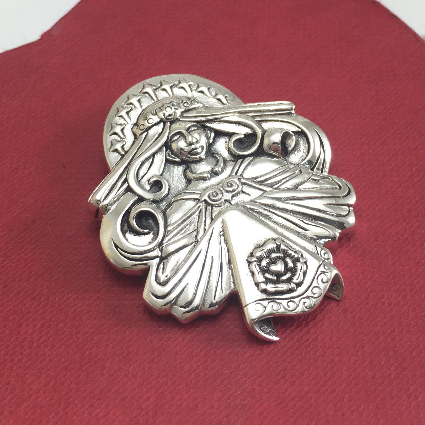 Brigid Ashwood Celtic Sterling Silver Queen of Heaven Pendant TPD495