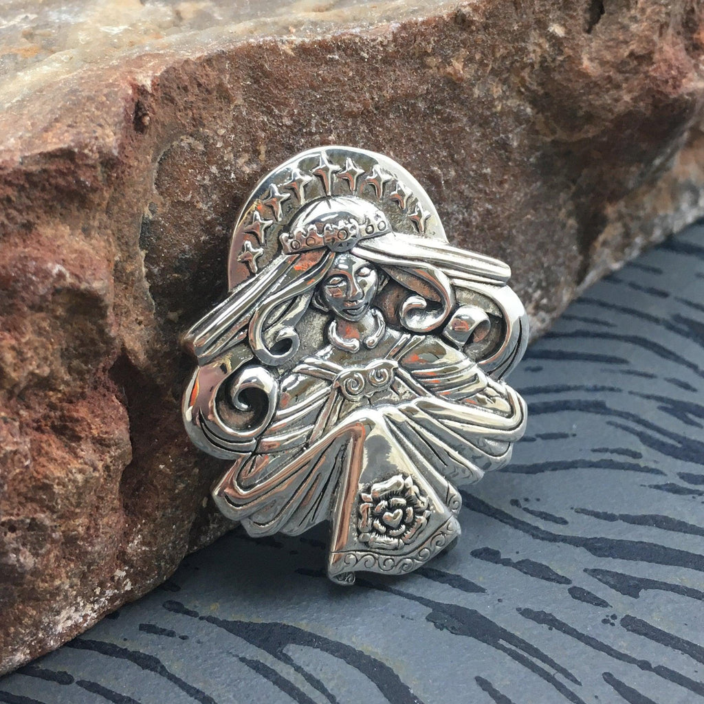 Brigid Ashwood Celtic Sterling Silver Queen of Heaven Pendant TPD495