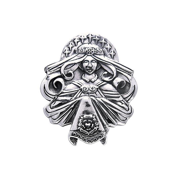 Brigid Ashwood Celtic Sterling Silver Queen of Heaven Pendant TPD495