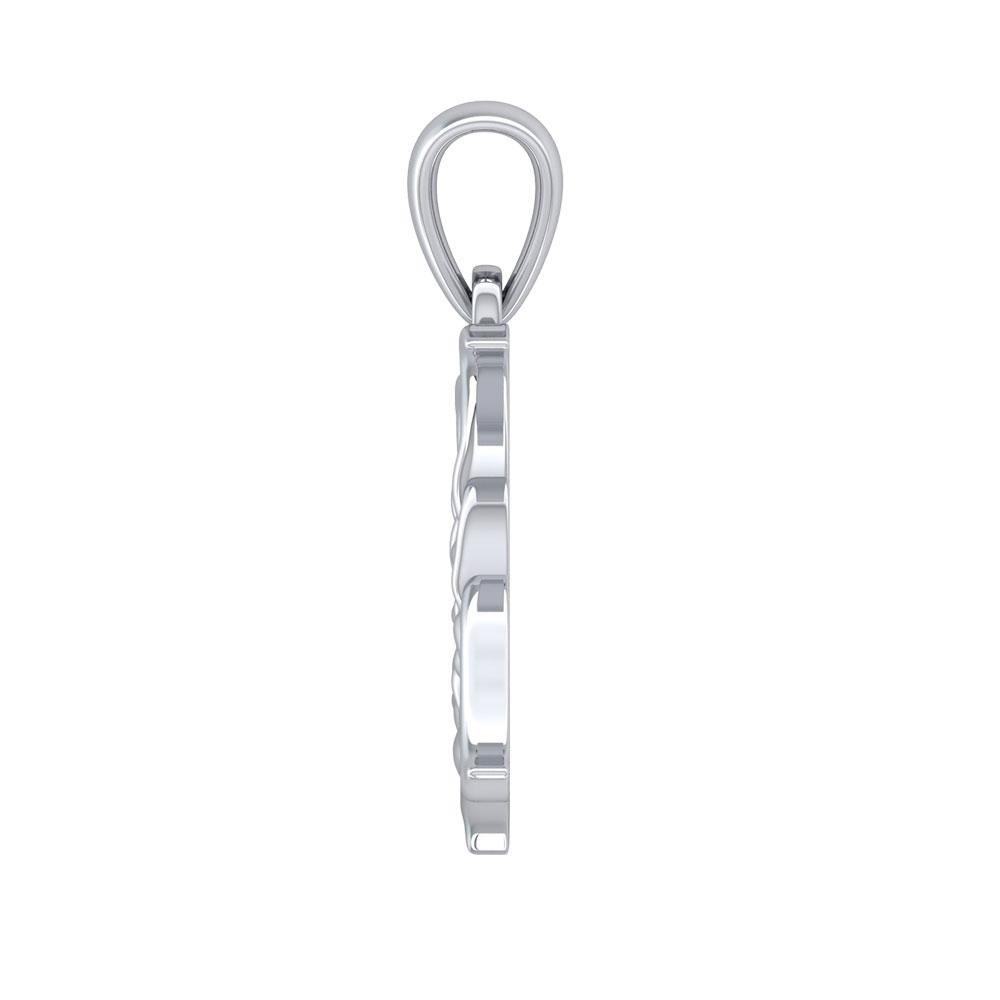 Celtic Shark Fin Silver Pendant TPD5167