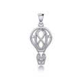 Celtic Infinity Balloon Silver Pendant TPD5188