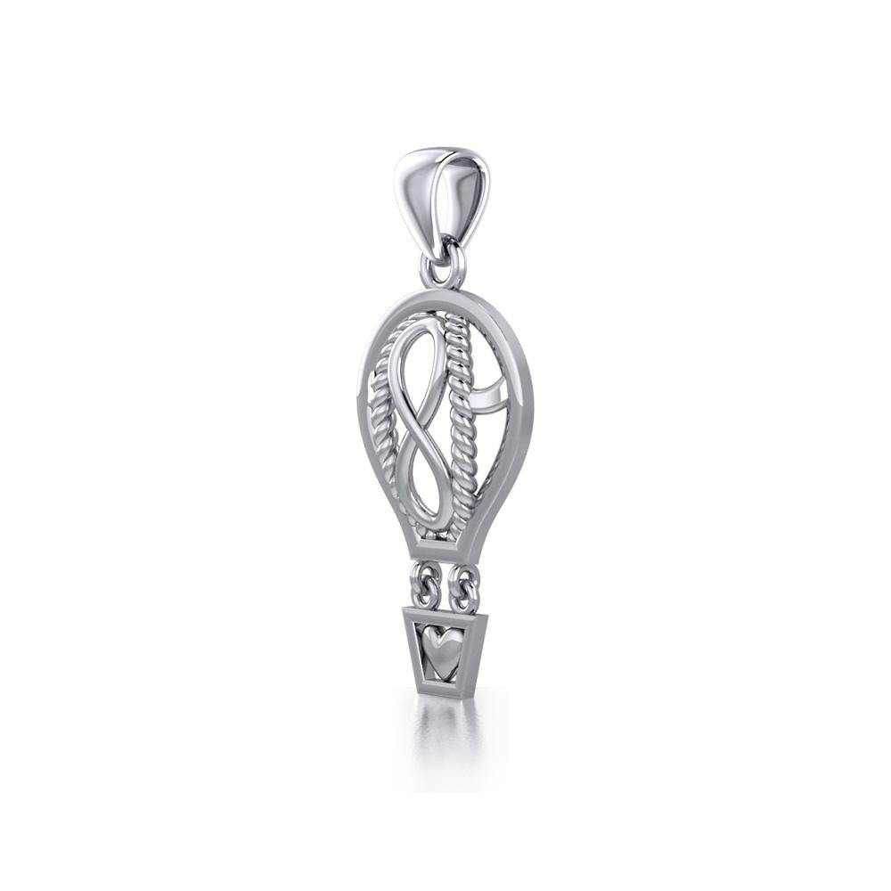 Celtic Infinity Balloon Silver Pendant TPD5188