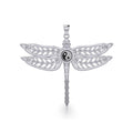 The Celtic Dragonfly with Yin Yang Symbol Sterling Silver Pendant TPD5387