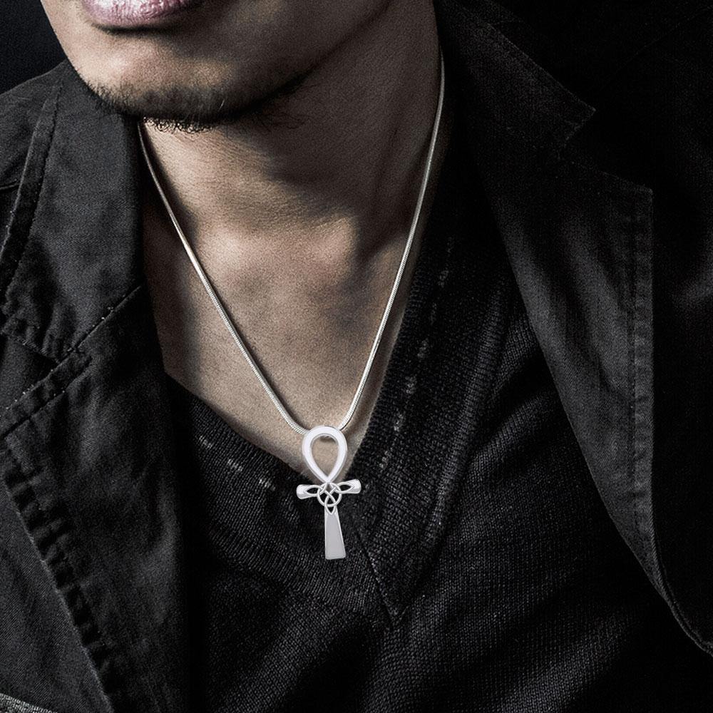 Celtic Ankh Sterling Silver Pendant TPD5664