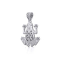 Celtic Frog Silver Pendant TPD5691