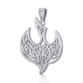 Celtic Knotwork Bird Sterling Silver Pendant TPD5716