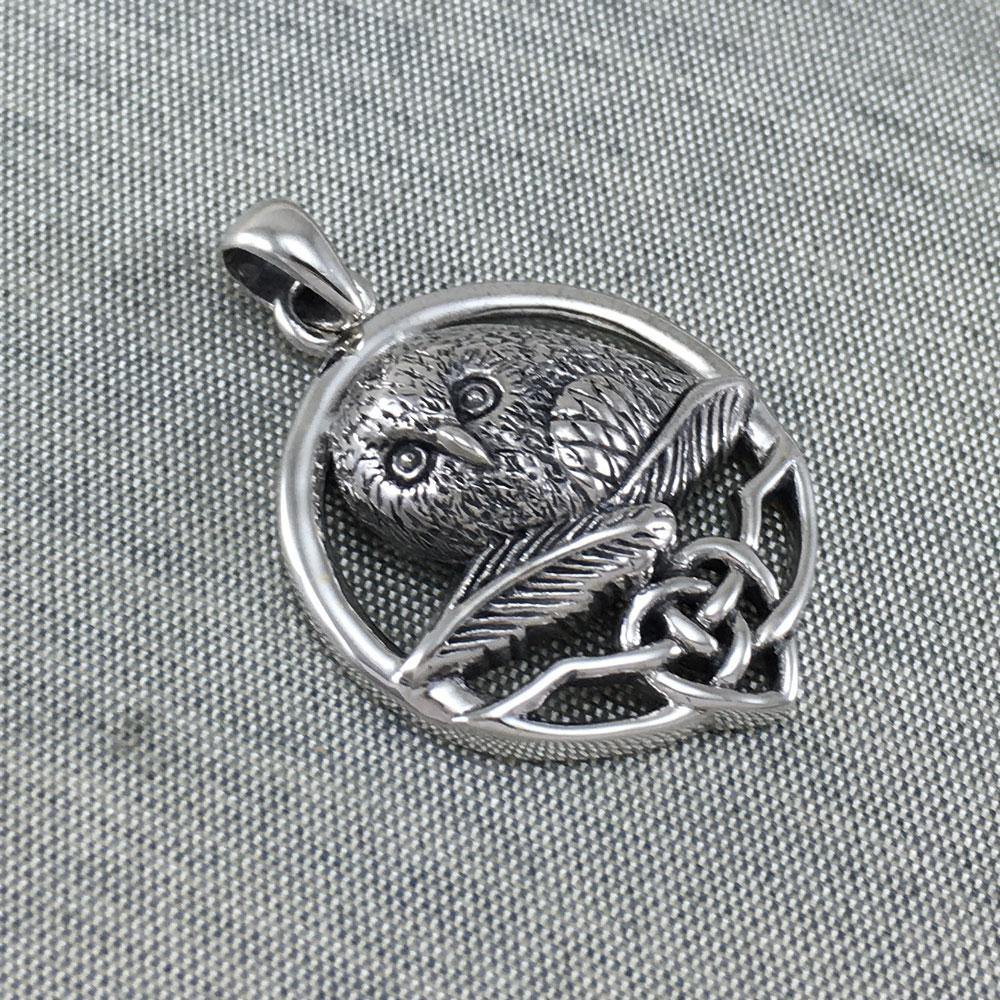 Celtic Owl Silver Pendant TPD5718