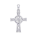 The Celtic Four Point Knot Cross Sterling Silver Pendant TPD5877