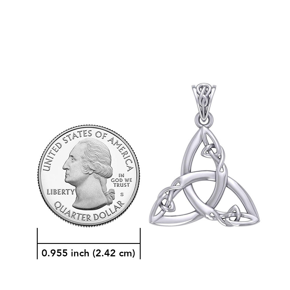 Celtic Trinity Silver Pendant TPD5992