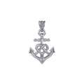 Celtic Heart With Anchor Silver Pendant TPD6056