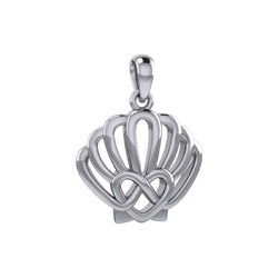 Celtic Sea Shell And Heart Pendant TPD6083 | Pendant | Wiccan Center