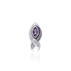 Celtic Knotwork Ribbon Silver Pendant TPD688 | Pendant | Wiccan Center