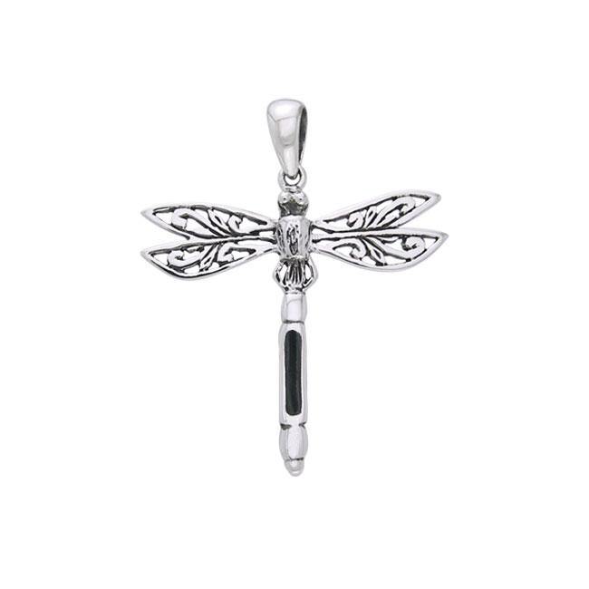 Dragonfly Sterling Silver Pendant TPD735