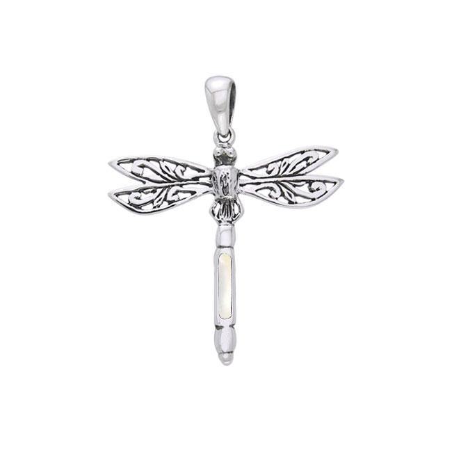 Dragonfly Sterling Silver Pendant TPD735