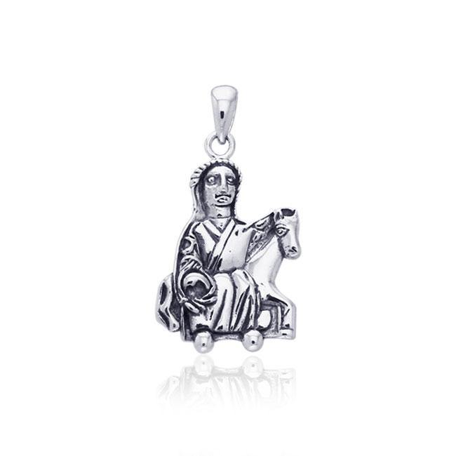 Celtic Epona Sterling Silver Pendant TPD964