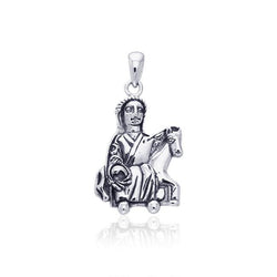 Celtic Epona Sterling Silver Pendant TPD964 | Pendant | Wiccan Center