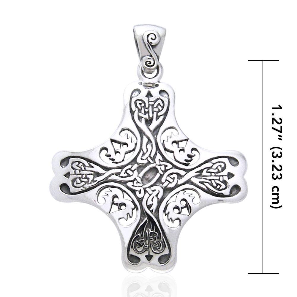 Celtic Cross of the Holy Spirit Silver TPD966
