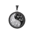 Heal and balance ~ Celtic Knotwork Yin Yang Sterling Silver Pendant by Courtney Davis TPD985
