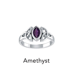A Beautiful Tribute ~ Celtic Trinity Knot Sterling Silver Ring TR114 | Ring | Wiccan Center