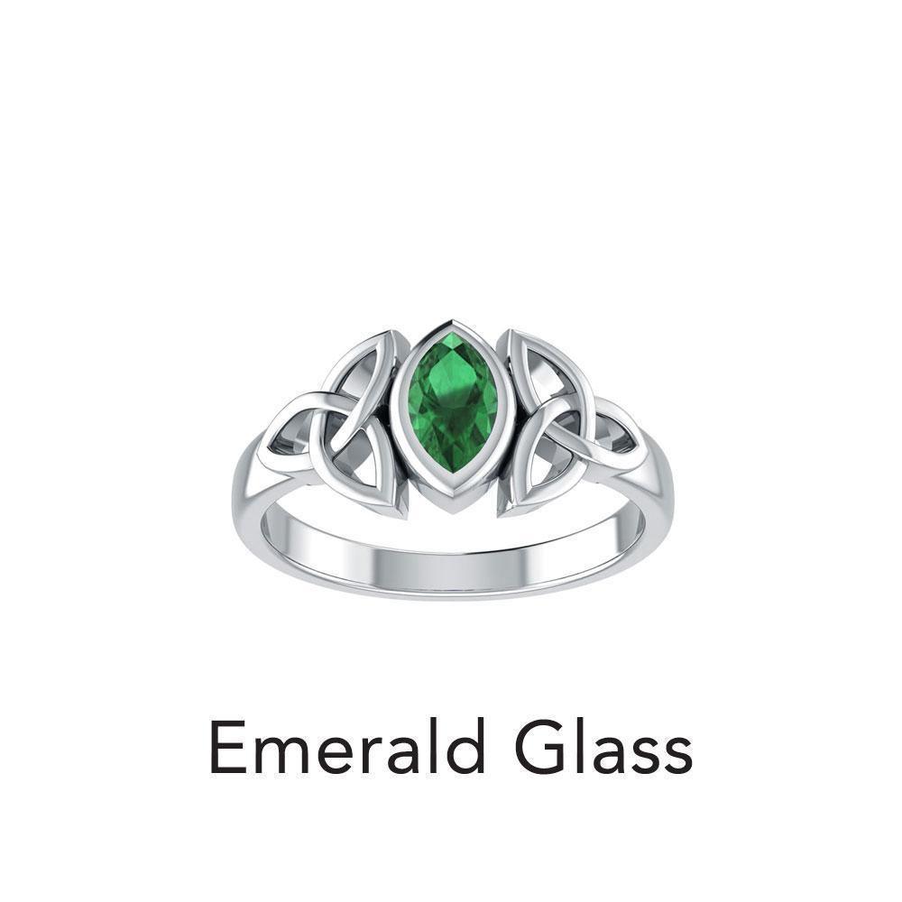 A Beautiful Tribute ~ Celtic Trinity Knot Sterling Silver Ring TR114