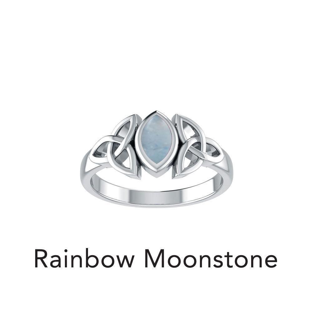 A Beautiful Tribute ~ Celtic Trinity Knot Sterling Silver Ring TR114