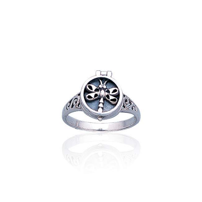 Dragonfly Poison Sterling Silver Ring TR1329