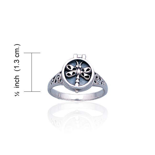 Dragonfly Poison Sterling Silver Ring TR1329