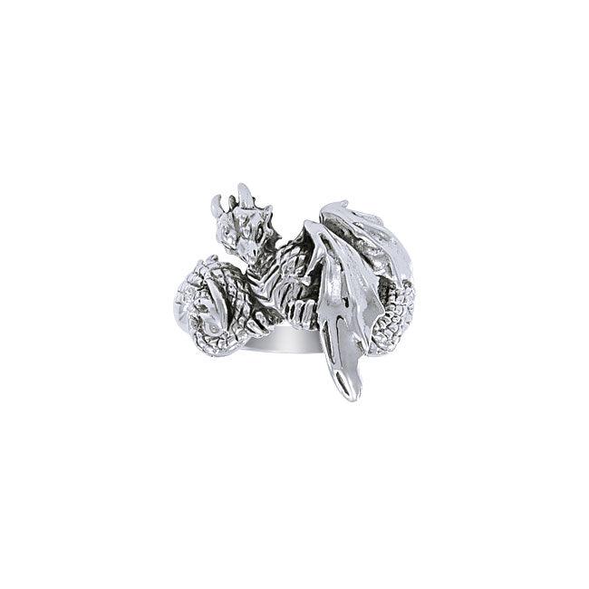 Dragon Wrap Sterling Silver Ring TR1504