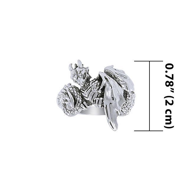 Dragon Wrap Sterling Silver Ring TR1504
