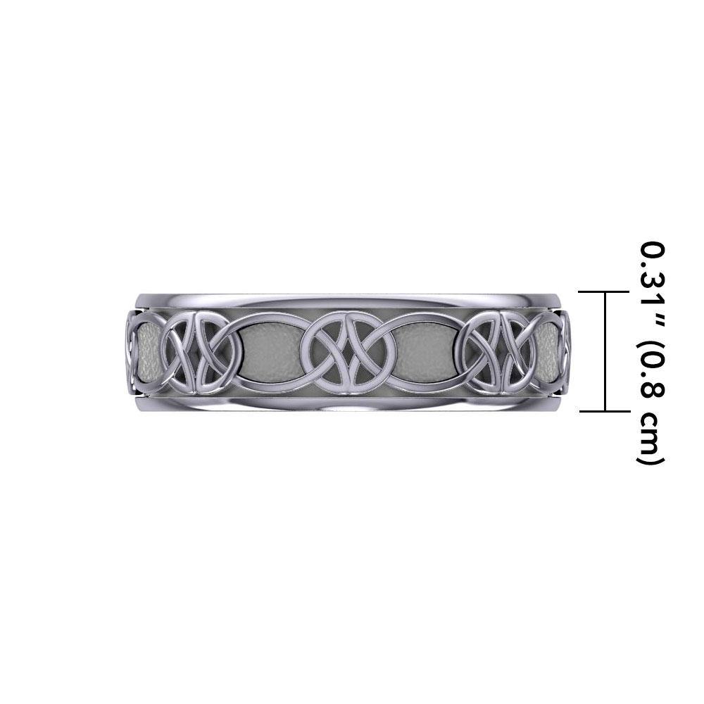 Celtic Knotwork Spinner Ring TR1685
