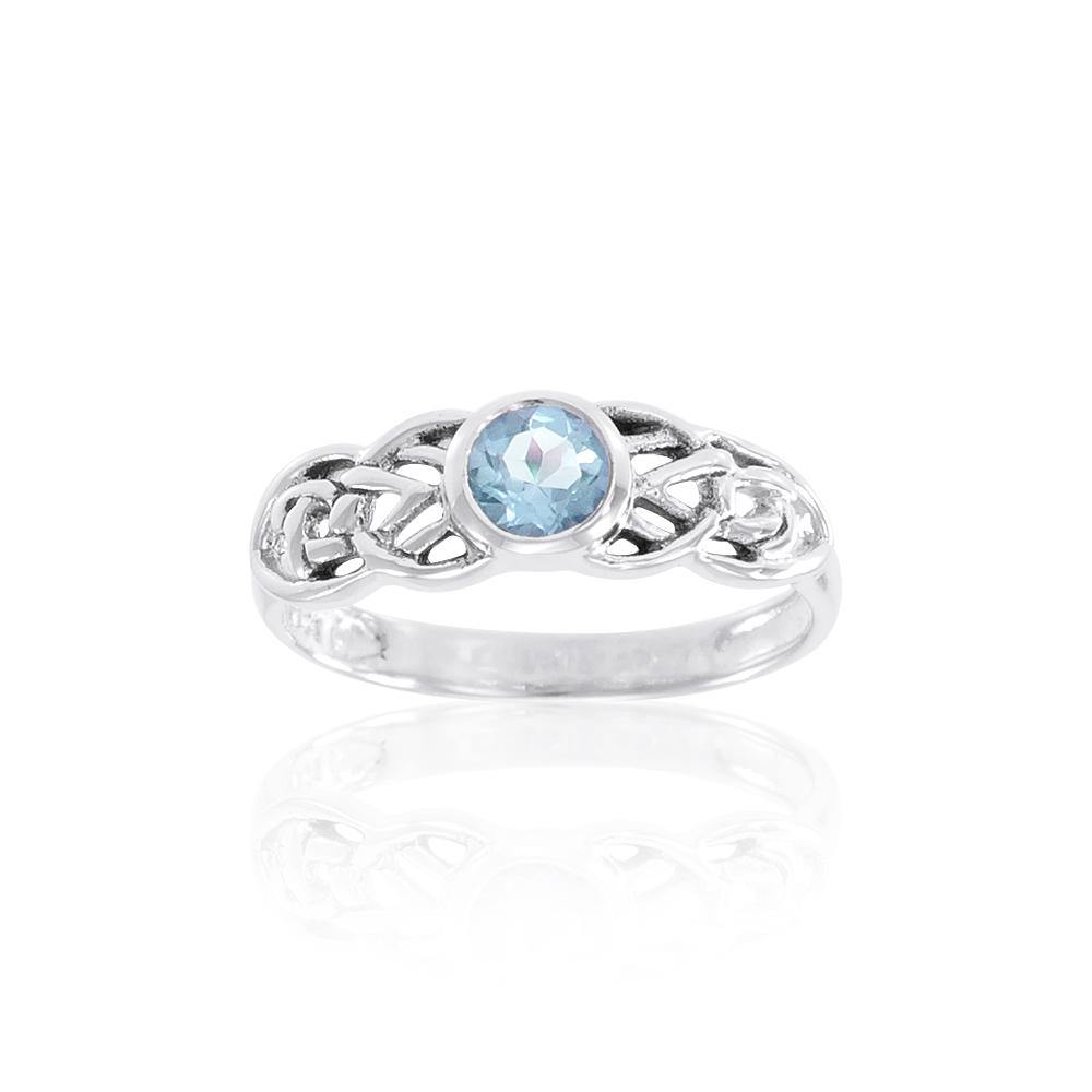 Celtic Knotwork Knots Sterling Silver Ring TR1742