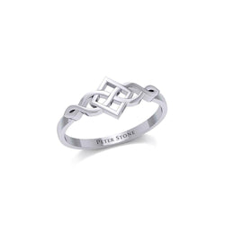 Celtic Knotwork Sterling Silver Ring TR1751 | Ring | Wiccan Center