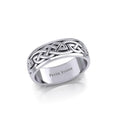 Celtic Knotwork Sterling Silver Spinner Ring TR1757