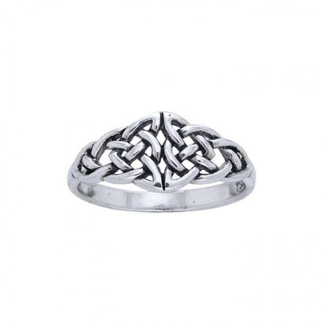 Celtic Knotwork Sterling Silver Ring TR1764