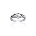 Celtic Knotwork Sterling Silver Ring TR1768