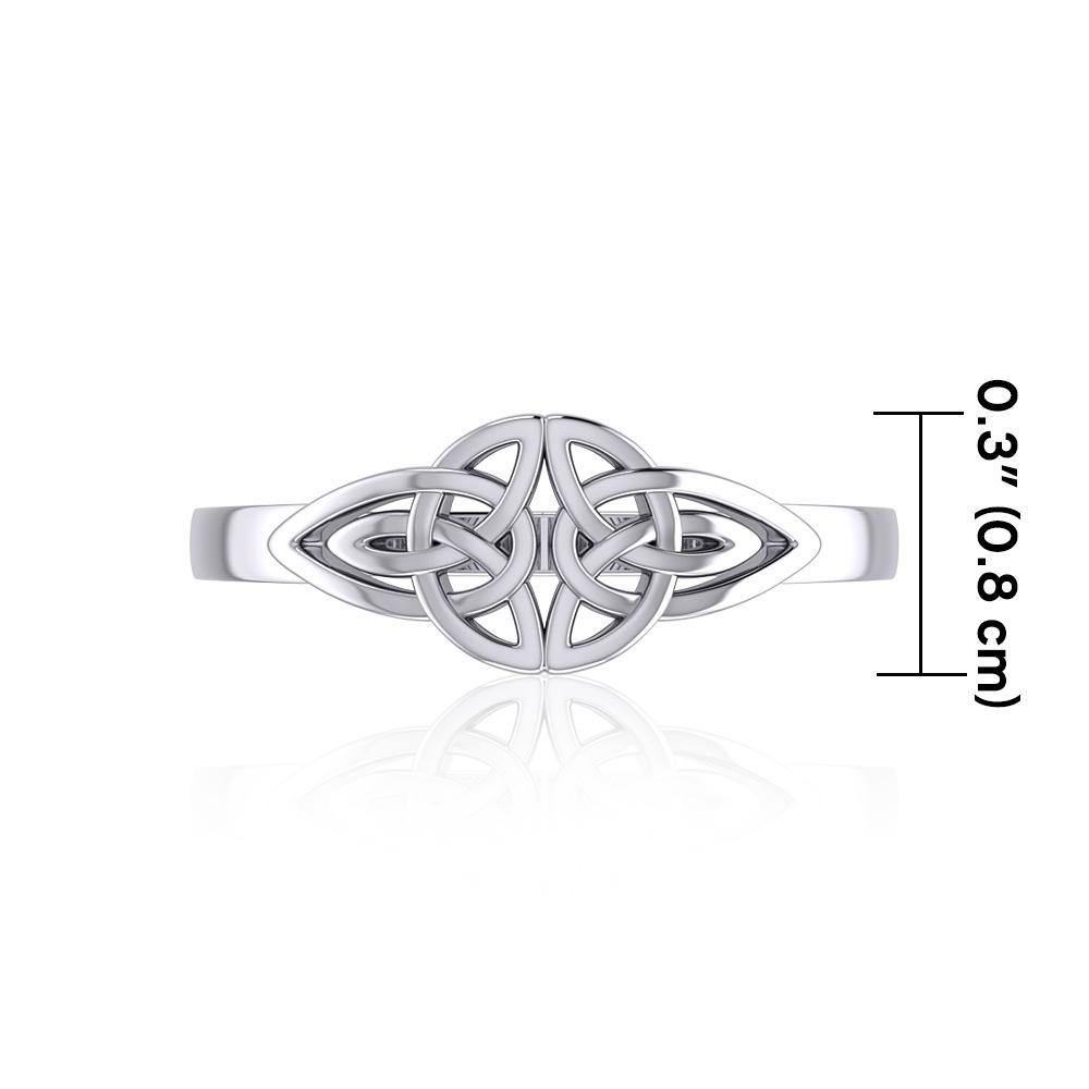 Celtic Knotwork Sterling Silver Ring TR1775