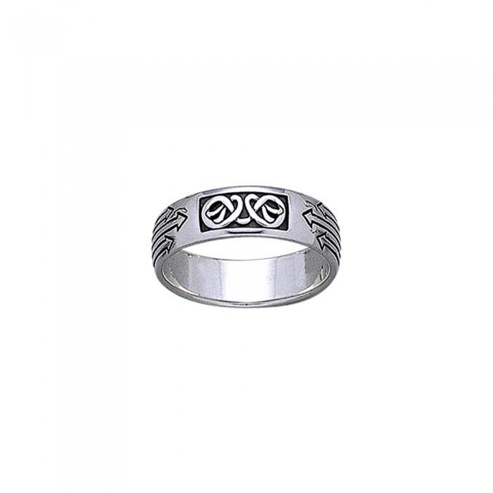Celtic Knotwork Silver Ring TR1896