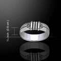 Celtic Knotwork Sterling Silver Ring TR1901