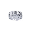 Celtic Sterling Silver Spiral Ring TR264