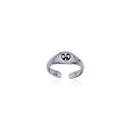 Celtic Shamrock Sterling Silver Toe Ring TR3306