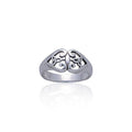 Celtic Knotwork Sterling Silver Ring TR3402