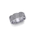 Celtic Knotwork Silver Ring TR359