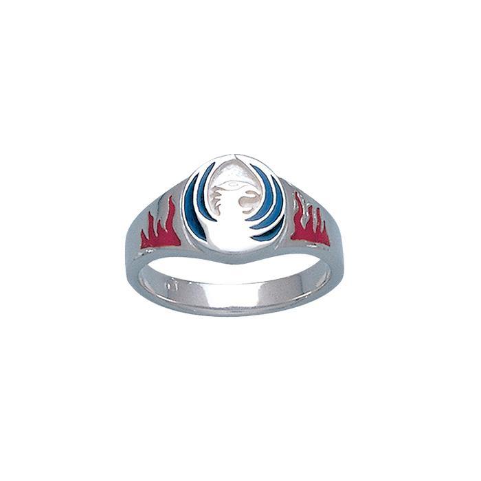 Phoenix Sterling Silver Ring TR3592