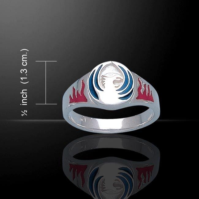 Phoenix Sterling Silver Ring TR3592